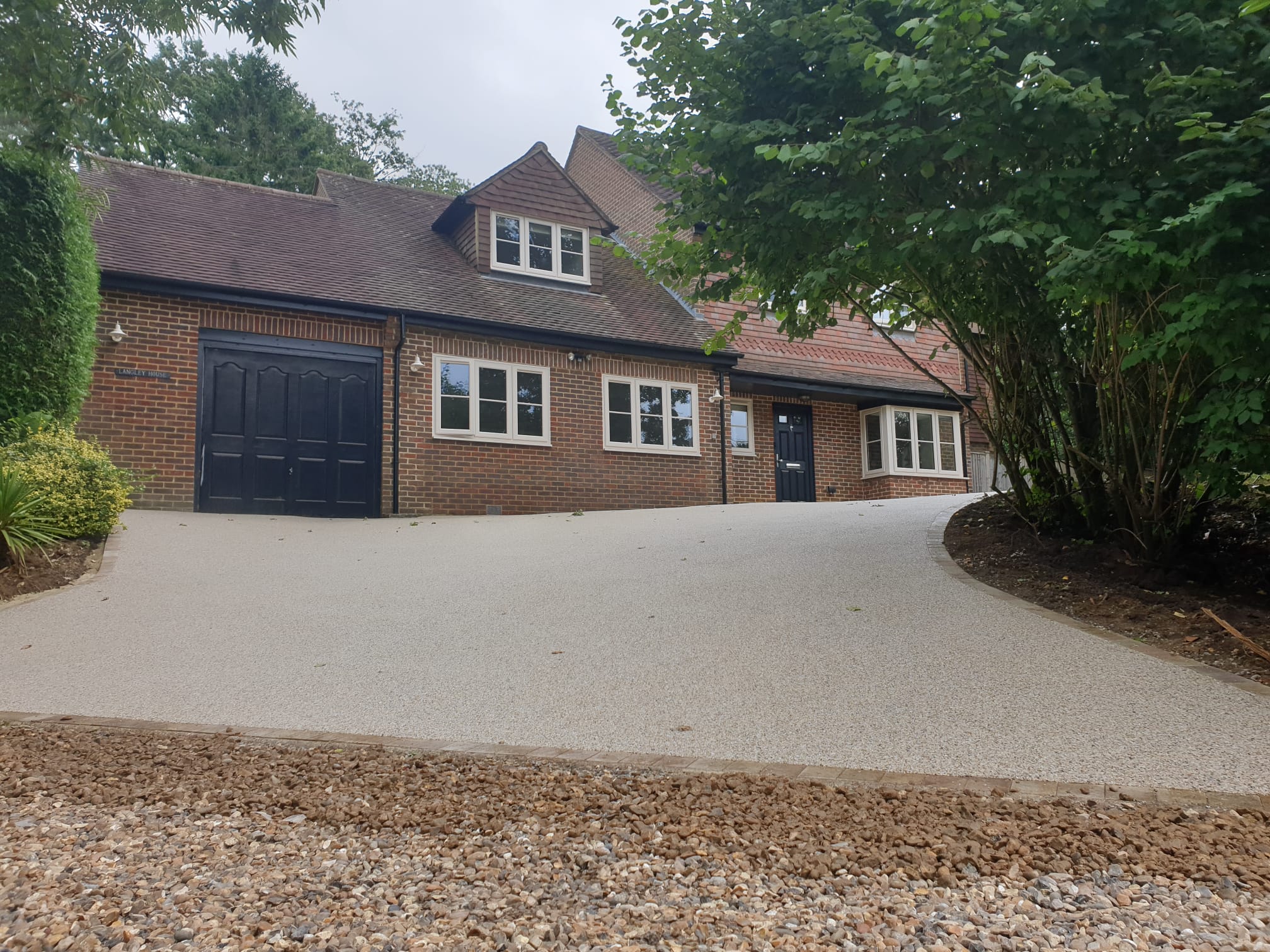 Professional resin bound installation