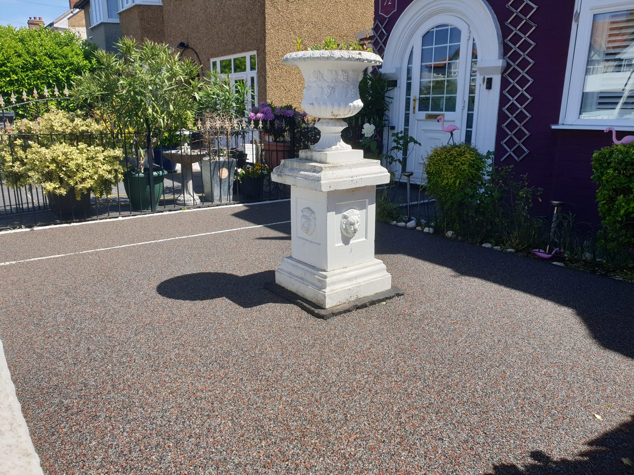 Beautiful finished driveway