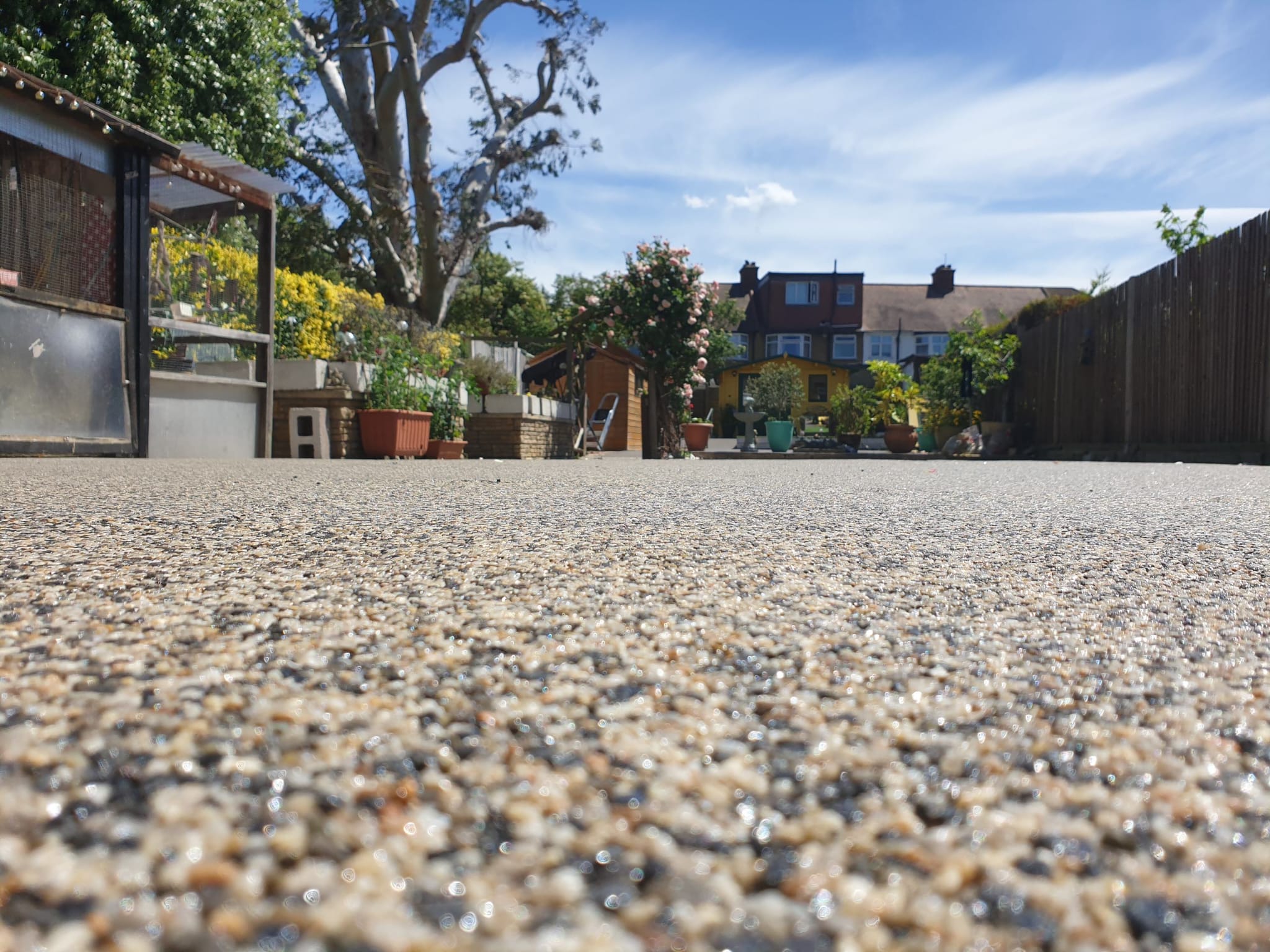 Premium resin bound driveway installation